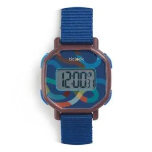 TICLOCK MONTRE DIGITALE BLUE VOLUTE - DJECO