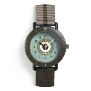 TICLOCK MONTRE SPORT GREEN TARGET - DJECO