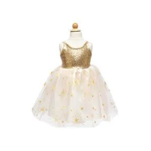 ROBE DOREE ETOILEE 5/6ANS - GREAT PRETENDERS