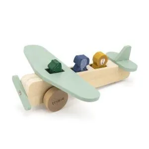 AVION EN BOIS ANIMAUX - TRIXIE BABY