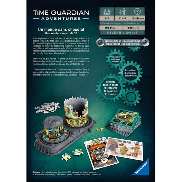 Puzzle 3D - Time Guardian Adventures - Un monde sans chocolat