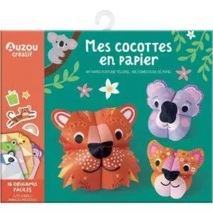 MA POCHETTE D'ARTISTE - MES COCOTTES EN PAPIER - AUZOU