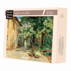 PUZZLE BOIS WILSON - M. EGNER : VUE DE LA COUR - 350 PIECES