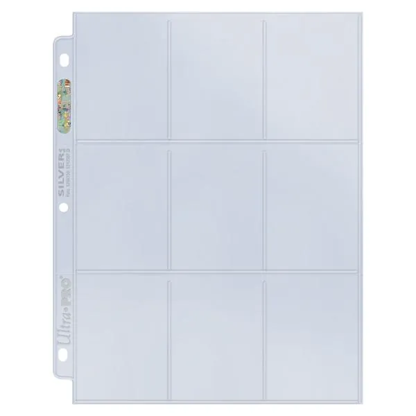 FEUILLE DE CLASSEUR - ULTRA PRO SILVER