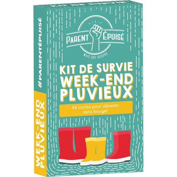 PARENT EPUISÉ - KIT DE SURVIE WEEK-END PLUVIEUX