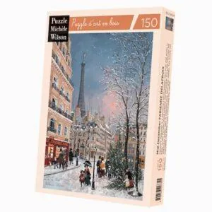 PUZZLE BOIS WILSON - F. DELACROIX : MI-DECEMBRE - 150 PIECES