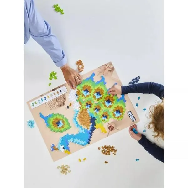 PLUS PLUS - PUZZLE PAON - 800 PIECES – Image 3
