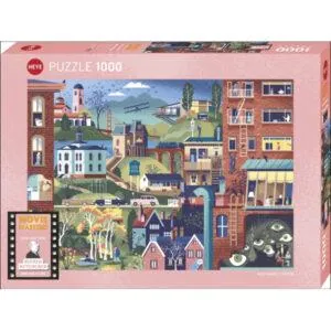 PUZZLE HEYE - MOVIE MASTERS - A. CLERISSE : ALFRED HITCHCOCK FILMS - 1000 PIECES