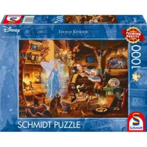 PUZZLE SCHMIDT DISNEY - T.KINKADE : GEPPETTO'S PINOCCHIO - 1000 PIECES