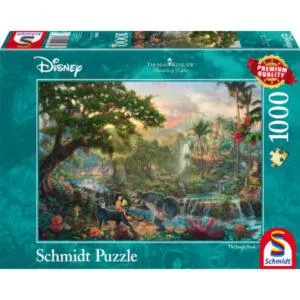PUZZLE SCHMIDT DISNEY - T. KINKADE : LE LIVRE DE LA JUNGLE - 1000 PIECES