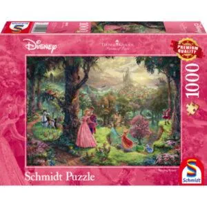 PUZZLE SCHMIDT DISNEY - T. KINKADE : LA BELLE AU BOIS DORMANT - 1000 PIECES