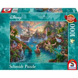 PUZZLE SCHMIDT DISNEY - T. KINKADE : PETER PAN - 1000 PIECES