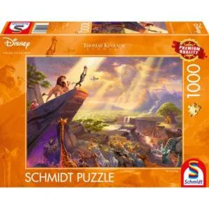PUZZLE SCHMIDT DISNEY - T. KINKADE : LE ROI LION - 1000 PIECES