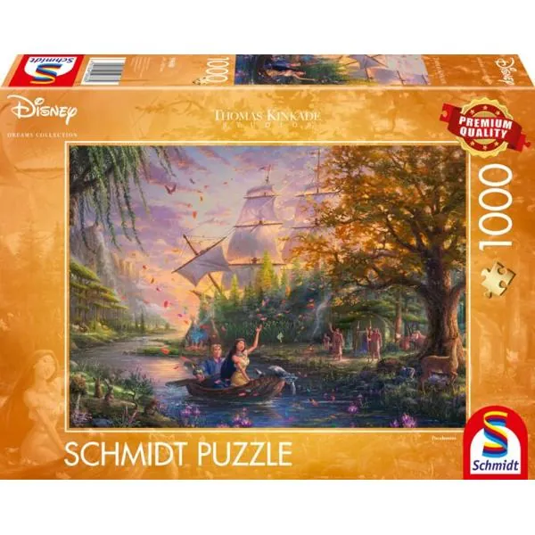PUZZLE SCHMIDT DISNEY - T. KINKADE : POCAHONTAS - 1000 PIECES