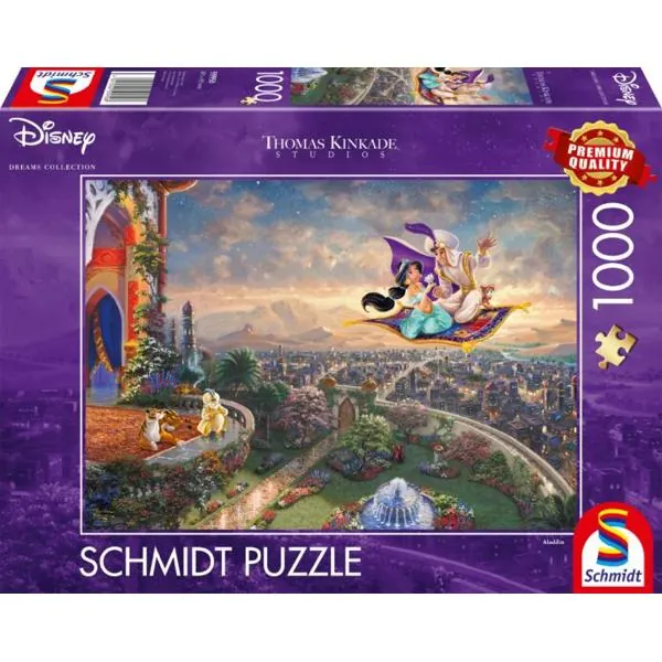 PUZZLE SCHMIDT DISNEY - T. KINKADE : ALADDIN - 1000 PIECES