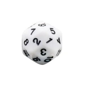 Dé 30 faces Décompte – Blanc