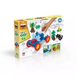 PLUS PLUS BIG - MAKE AND GO - VEHICULES - 46 PIECES