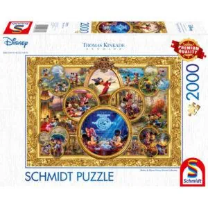 PUZZLE SCHMIDT DISNEY - T. KINKADE : DREAMS COLLECTION MICKEY ET MINNIE - 2000 PIECES