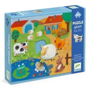 PUZZLE DJECO : TACTILOFERME - 20 PIECES