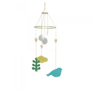 PETIT MOBILE NACRE NUAGE - L'OISEAU BATEAU