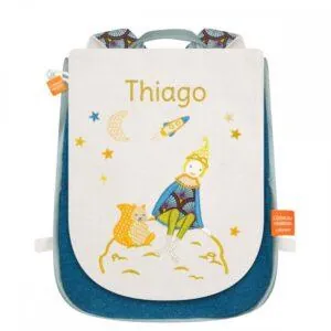 SAC A DOS LE GARCON ET L'ECUREUIL - L'OISEAU BATEAU