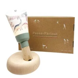 COFFRET LAMPE NOMADE 5 EN 1 : DINOSAURIA MANCHE VERT SAUGE - MAISON POLOCHON