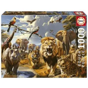 PUZZLE EDUCA : ANIMAUX SAUVAGES - 1000 PIECES