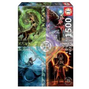 PUZZLE EDUCA - A. STOKES : ELEMENTAL MAGIC STAR CHART - 1500 PIECES