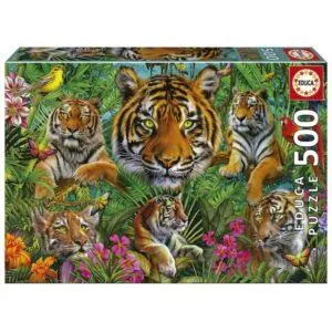 PUZZLE EDUCA : JUNGLE DES TIGRES - 500 PIECES
