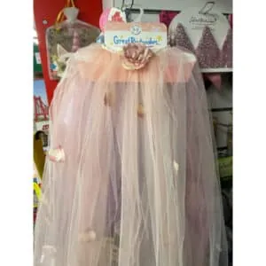 CAPE DE PRINCESSE ROSE PALE TAILLE 7/8 - GREAT PRETENDERS