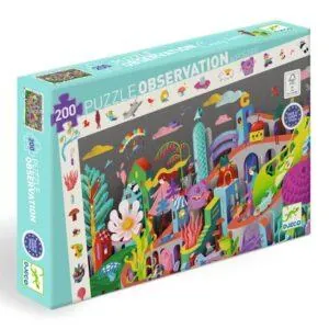 PUZZLE DJECO OBSERVATION : CRAZY TOWN - 200 PIECES