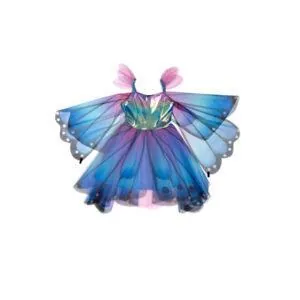 ROBE DE PAPILLON AVEC AILES - BLEU VIOLET 3/4 ANS - GREAT PRETENDERS