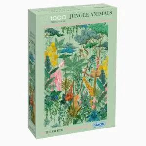 PUZZLE GIBSONS - THE ART FILE : JUNGLE ANIMALS - 1000 PIECES
