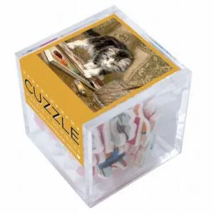 PUZZLE CUBE BOIS WILSON - R. KNIP : L'ARTISTE - 30 PIECES