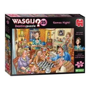 PUZZLE WASGIJ - DESTINY 25 : SOIREE DE JEUX ! - 1000 PIECES