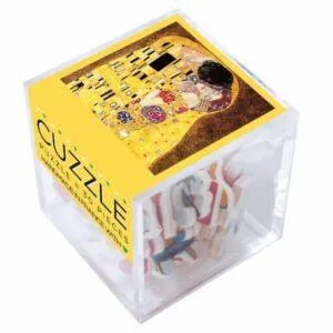 PUZZLE CUBE BOIS WILSON - KLIMT : LE BAISER - 30 PIECES
