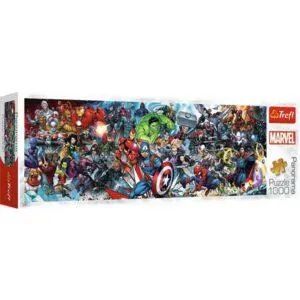 PUZZLE TREFL PANORAMIQUE - MARVEL : AVENGERS - 1000 PIECES