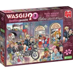 PUZZLE WASGIJ - DESTINY RETRO 7 : ROCK 24 SUR 24 - 1000 PIECES