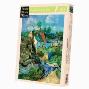 PUZZLE BOIS WILSON - VAN GOGH : AUVERS-SUR-OISE - 80 PIECES