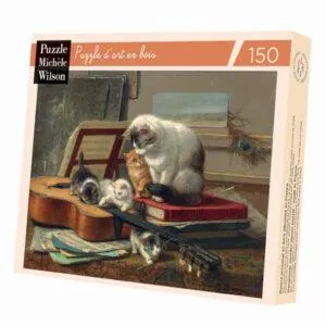 PUZZLE BOIS WILSON - H. RONNER-KNIP : LA LECON DE MUSIQUE - 150 PIECES