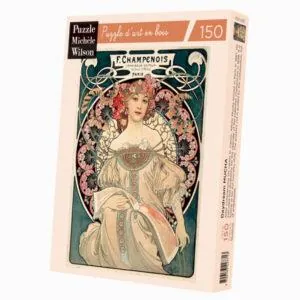 PUZZLE BOIS WILSON - A. MUCHA : REVERIE - 150 PIECES