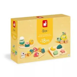 BOX 4 JEUX EVEIL ET MOTRICITE FINE 18 MOIS - JANOD