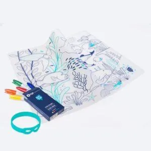 SET SILICONE A COLORIER - BARRIERE DE CORAIL - SUPER PETIT