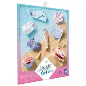POCHETTE BOITES ET ORIGAMIS - MAGIC OCEAN - JANOD