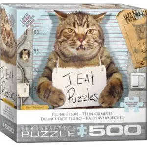 PUZZLE EUROGRAPHICS :  P. NORMAND : FELIN CRIMINEL - 500 PIECES