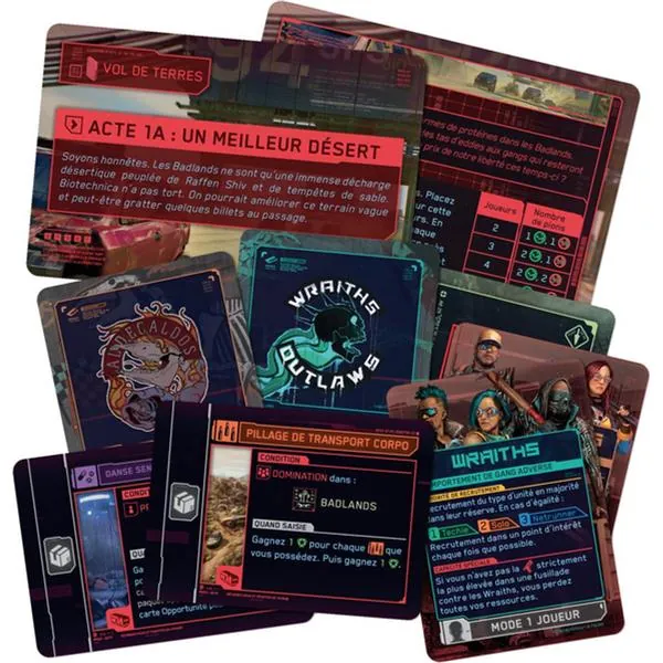CYBER PUNK 2077 - FAMILLES ET PARIAS