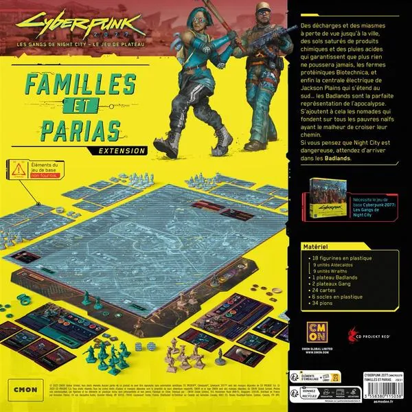 CYBER PUNK 2077 - FAMILLES ET PARIAS
