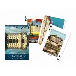 JEU DE CARTES 54C CHATEAUX DE LA LOIRE
