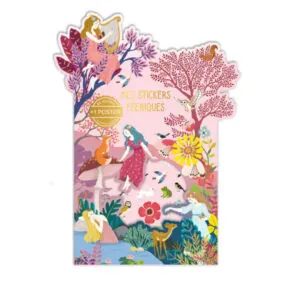 JEU STICKERS - POSTER FORET ENCHANTEE - CARTES DART