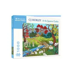 PUZZLE POMEGRANATE - CJ HURLEY : AT THE JAPANESE GARDEN - 1000 PIECES
